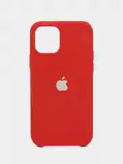 Красный чехол для iPhone 12 / 12 Pro, 6.1", cиликоновый