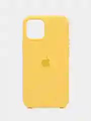 Желтый чехол для iPhone 12 / 12 Pro, 6.1", cиликоновый