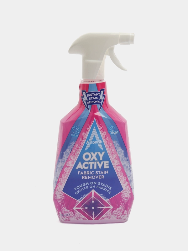 Активный жидкий пятновыводитель для тканей OXY ACTIVE FABRIC. Изготовлено в Великобритании