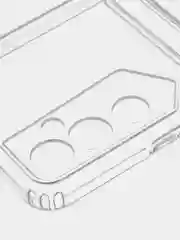 Прозрачный чехол для Tecno Pova Neo 2 силиконовый BROSCORP с бортиком- защитой камер, карман для карт