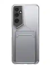 Прозрачный чехол для Tecno Pova Neo 2 силиконовый BROSCORP с бортиком- защитой камер, карман для карт