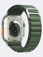 Зелёный хаки ремешок для смарт-часов Apple Watch Alpine Loop "Альпийская петля", нейлоновый, 42-49 мм
