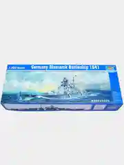 Сборная модель, немецкого линкора "Бисмарк" 1/700, German Battleship Bismarck 1941