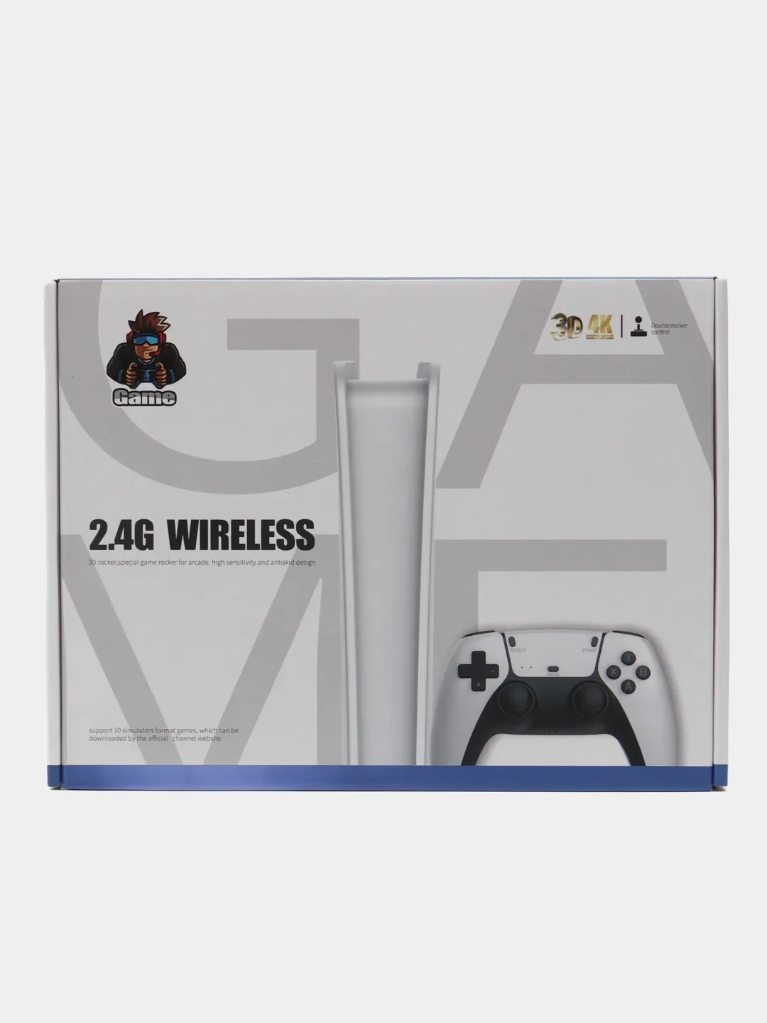 Белый игровая приставка Game Stick Lite, 64 / 32 Гб, со встроенными играми