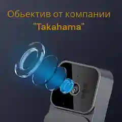 Умный, беспроводной, Wi Fi, видеозвонок, с дисплеем и функцией ночного видения, для дома