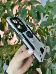 Серебряный чехол противоударный military для Infinix Hot 40 и 40 Pro / Инфиникс Хот 40 и 40 Про