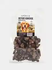 Лакомство для собак мелких пород КИОКО "Легкое конское", 50 г