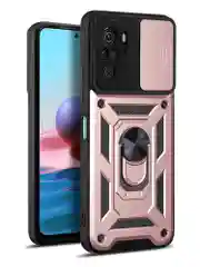 Розовый чехол противоударный armors для Xiaomi Poco M5s и Redmi Note 10 4G и Redmi Note 10S