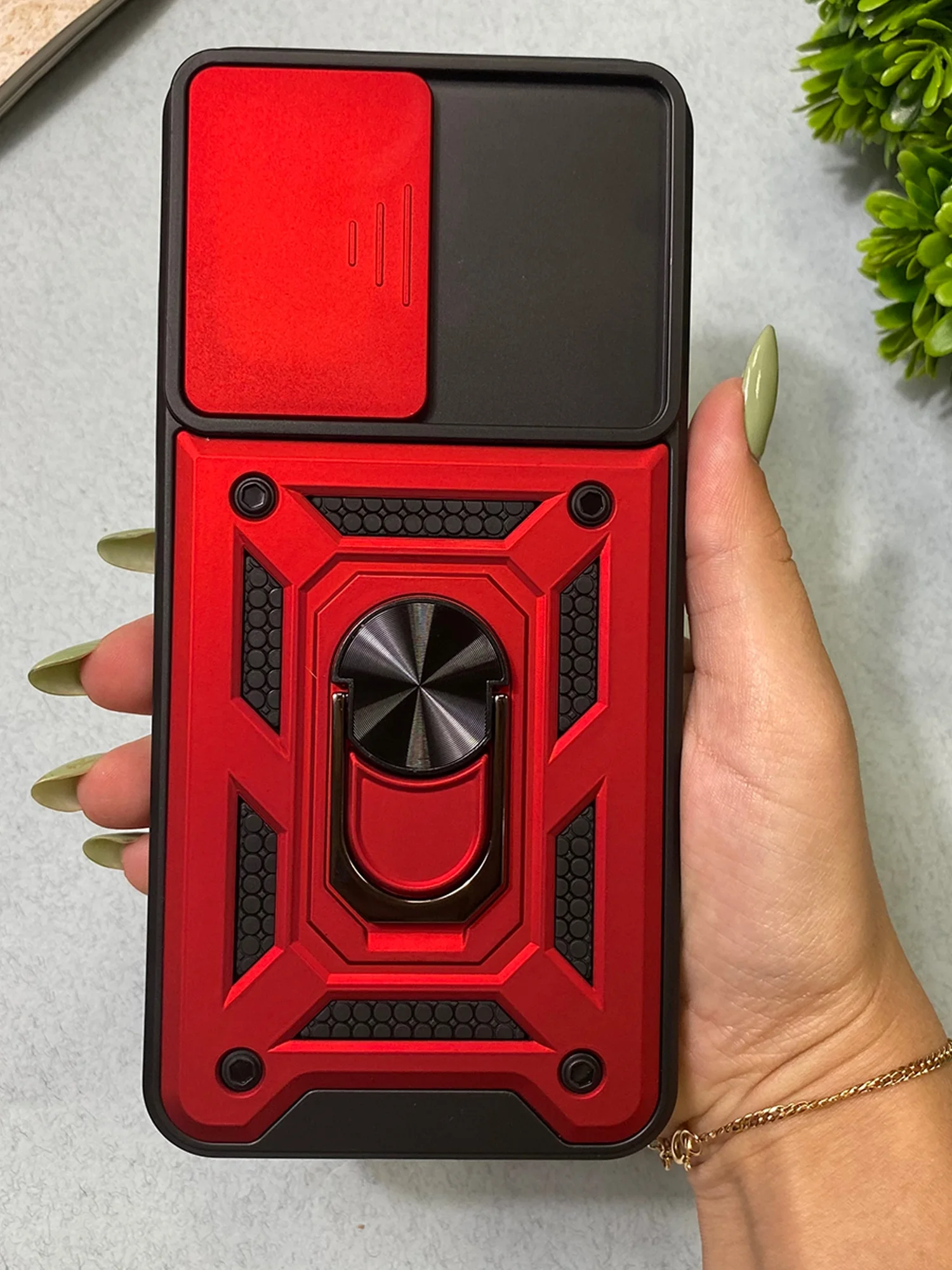 Красный чехол противоударный armors для Xiaomi Poco M5s и Redmi Note 10 4G и Redmi Note 10S