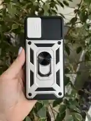 Серебряный чехол противоударный armors для Xiaomi Poco M5s и Redmi Note 10 4G и Redmi Note 10S