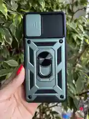Зеленый чехол противоударный armors для Xiaomi Poco M5s и Redmi Note 10 4G и Redmi Note 10S