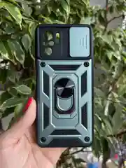 Зеленый чехол противоударный armors для Xiaomi Poco M5s и Redmi Note 10 4G и Redmi Note 10S
