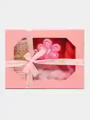 Алый мочалки для тела, набор подарочный для душа, бани, сауны, ванны, бассейна