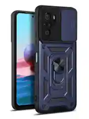 Темно-синий чехол противоударный armors для Xiaomi Poco M5s и Redmi Note 10 4G и Redmi Note 10S