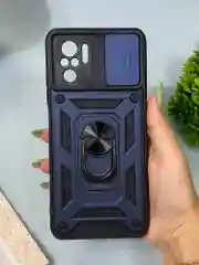 Темно-синий чехол противоударный armors для Xiaomi Poco M5s и Redmi Note 10 4G и Redmi Note 10S