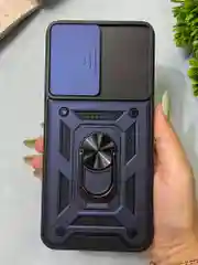Темно-синий чехол противоударный armors для Xiaomi Poco M5s и Redmi Note 10 4G и Redmi Note 10S