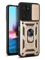 Золотой чехол противоударный armors для Xiaomi Poco M5s и Redmi Note 10 4G и Redmi Note 10S