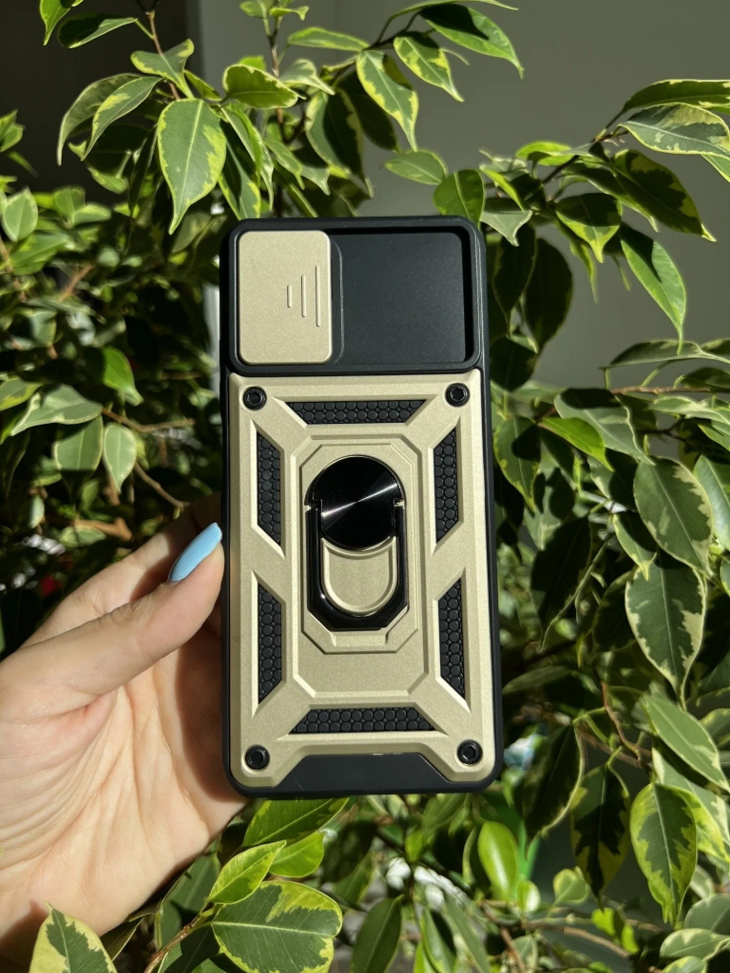 Золотой чехол противоударный armors для Xiaomi Poco M5s и Redmi Note 10 4G и Redmi Note 10S