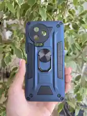 Темно-синий чехол противоударный military для Infinix Note 12 Pro 4G и Note 12 2023