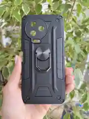 Черный чехол противоударный military для Infinix Note 12 Pro 4G и Note 12 2023