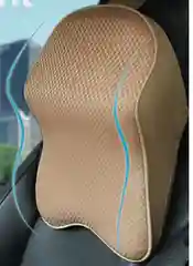 Коричневый подушка на подголовник автомобильного сиденья, 3D подушка из пены с эффектом памяти