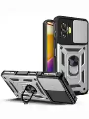 Темно-синий чехол противоударный armors для Xiaomi Poco F4 GT / Поко Ф4 ГТ с защитой камеры