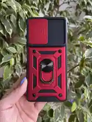 Красный чехол противоударный armors для Xiaomi Poco F4 GT / Поко Ф4 ГТ с защитой камеры