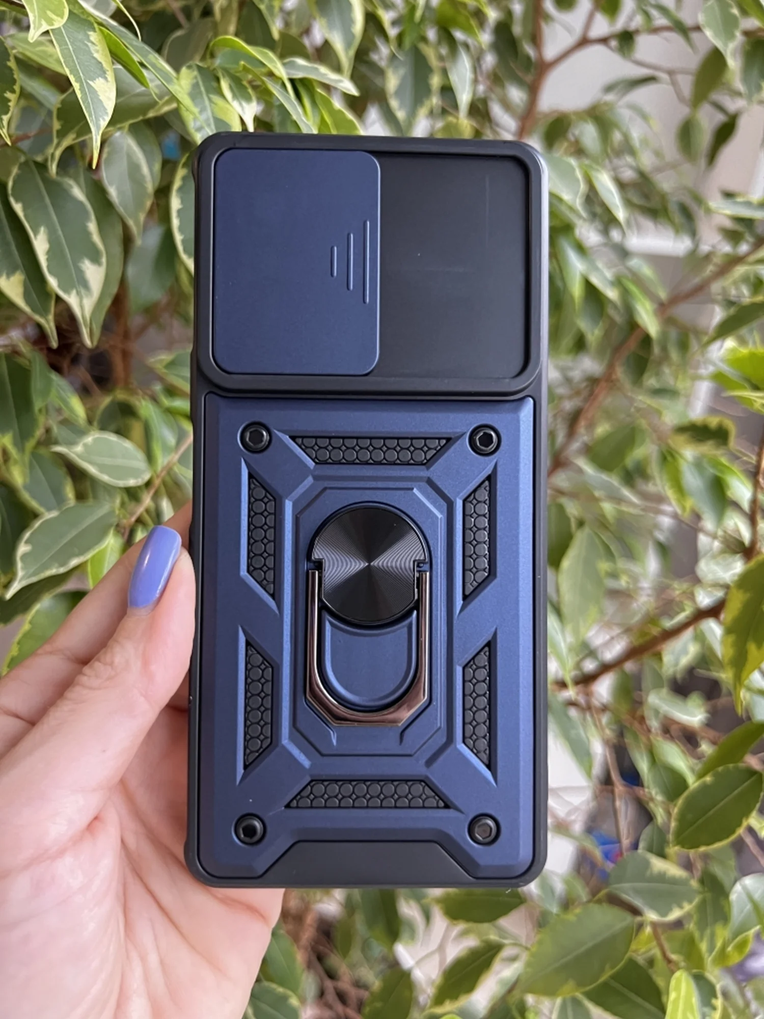 Серебряный чехол противоударный armors для Xiaomi Poco F4 GT / Поко Ф4 ГТ с защитой камеры