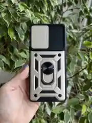 Золотой чехол противоударный armors для Xiaomi Poco F4 GT / Поко Ф4 ГТ с защитой камеры