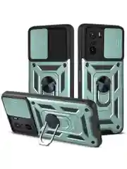 Черный чехол противоударный armors для Xiaomi Poco F3 / Поко Ф3 с защитой камеры