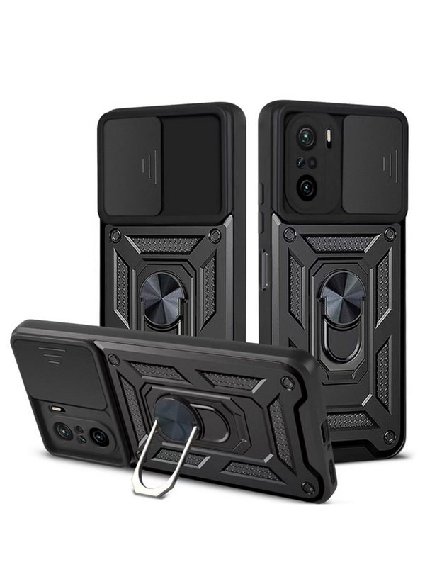 Чехол противоударный armors для Xiaomi Poco F3 / Поко Ф3 с защитой камеры