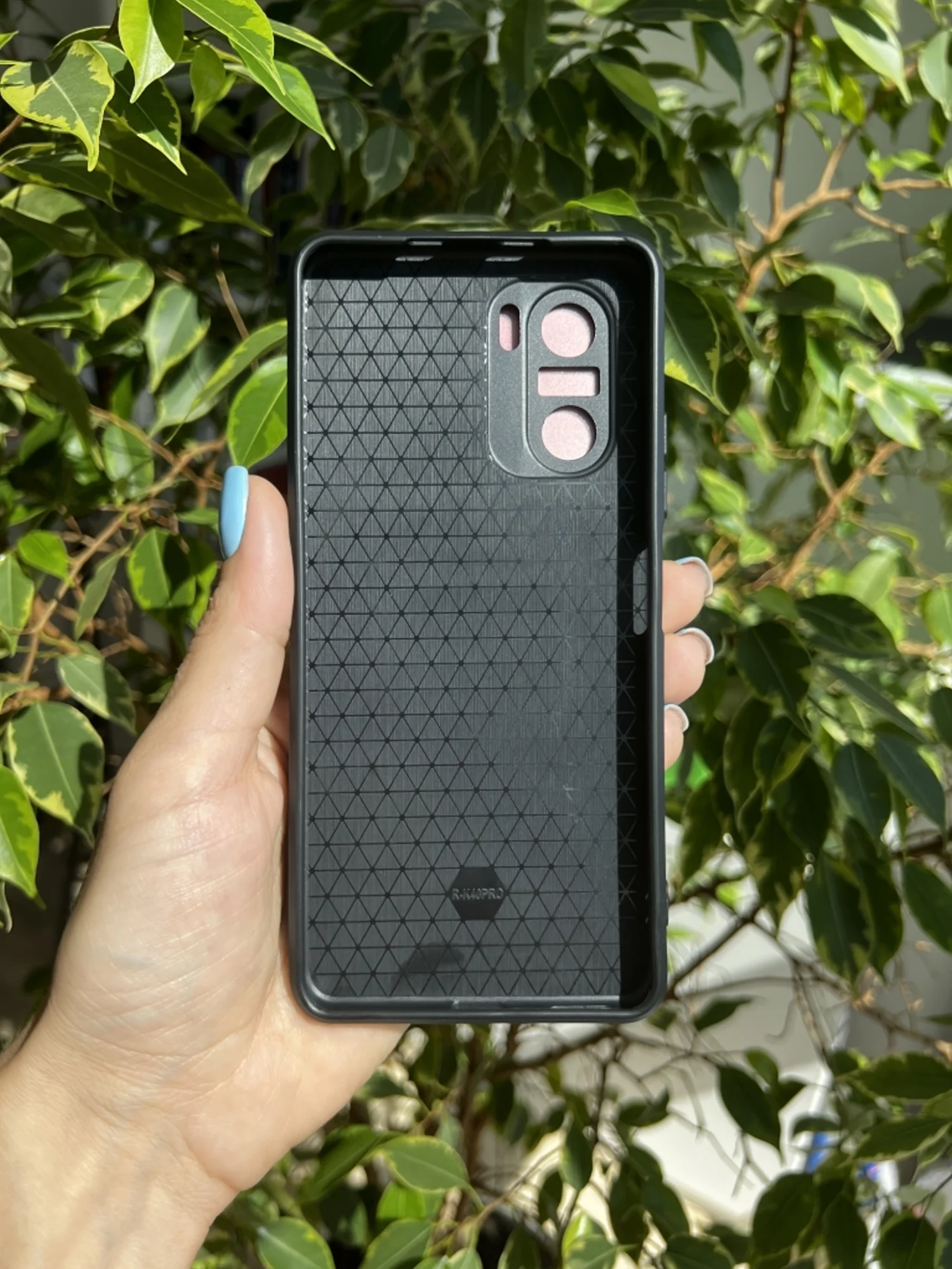 Красный чехол противоударный armors для Xiaomi Poco F3 / Поко Ф3 с защитой камеры