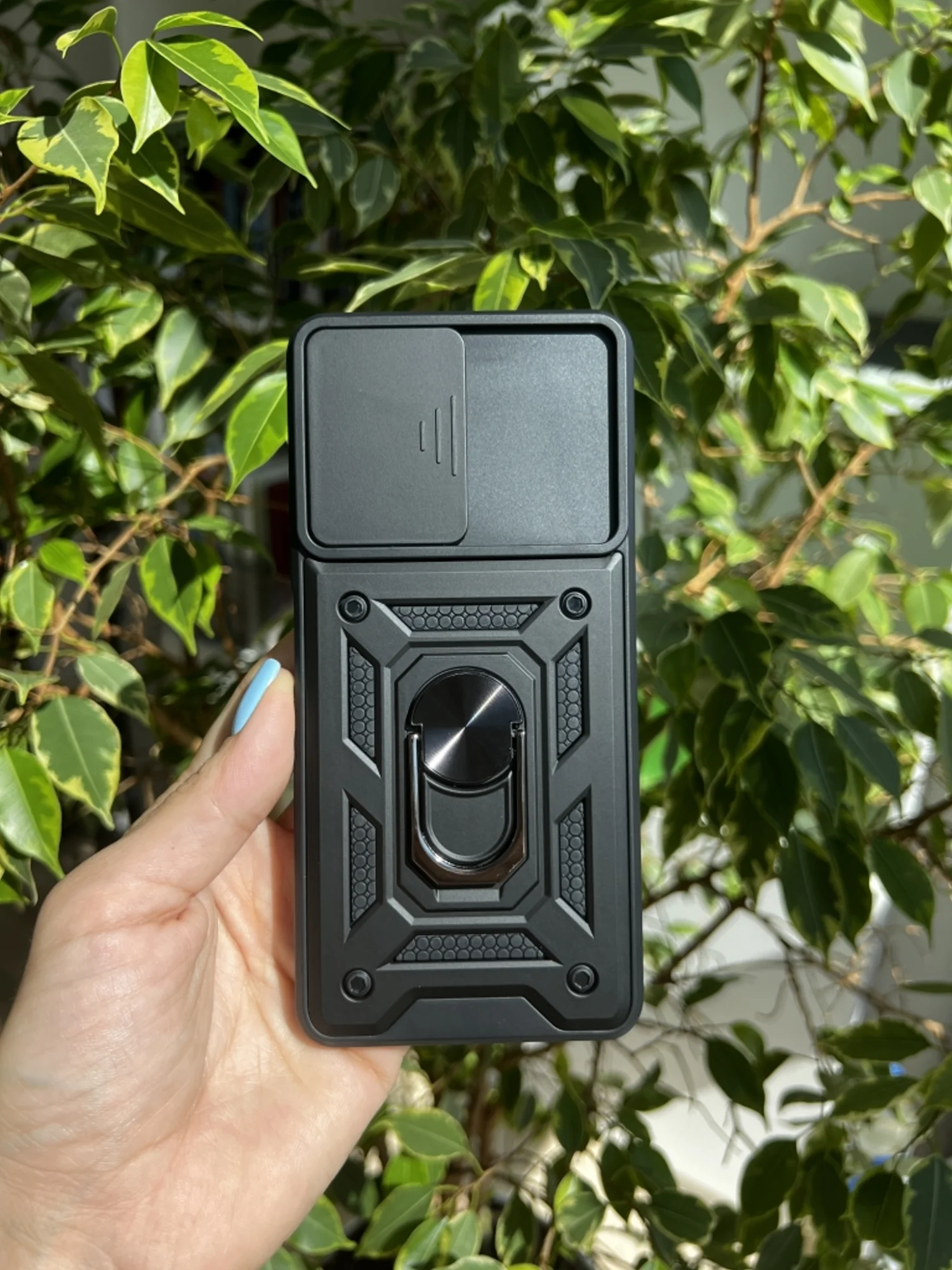 Темно-синий чехол противоударный armors для Xiaomi Poco F3 / Поко Ф3 с защитой камеры