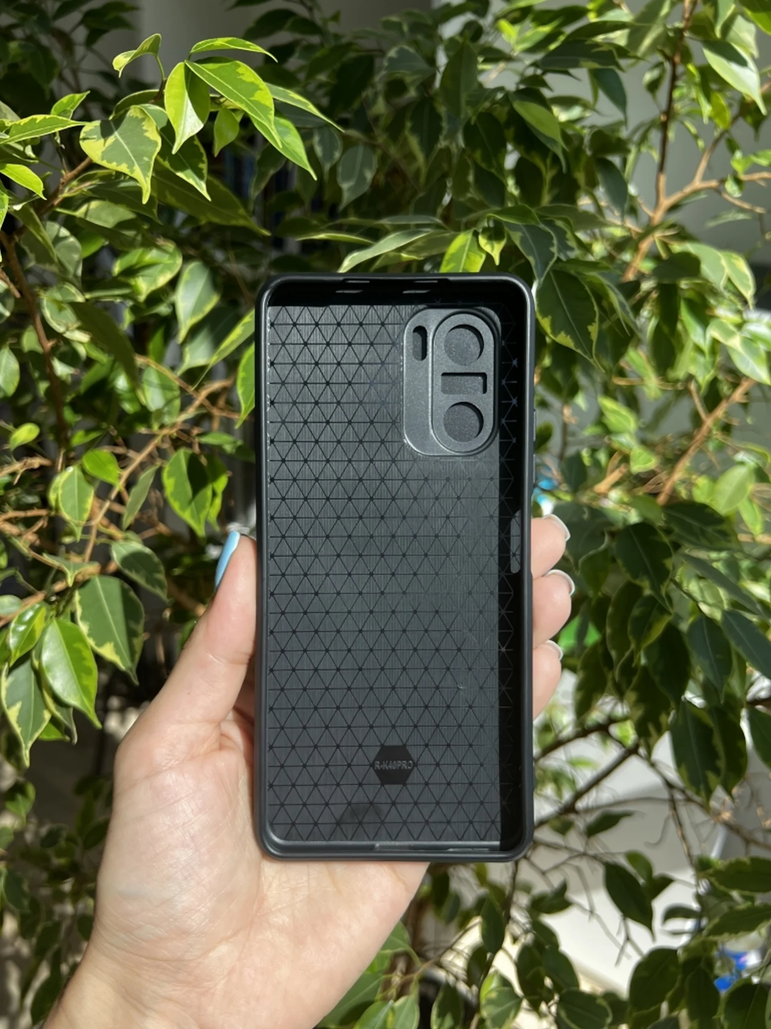 Темно-синий чехол противоударный armors для Xiaomi Poco F3 / Поко Ф3 с защитой камеры