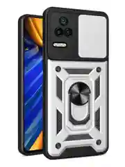 Черный чехол противоударный armors для Xiaomi Poco F4 / Поко Ф4 с защитой камеры