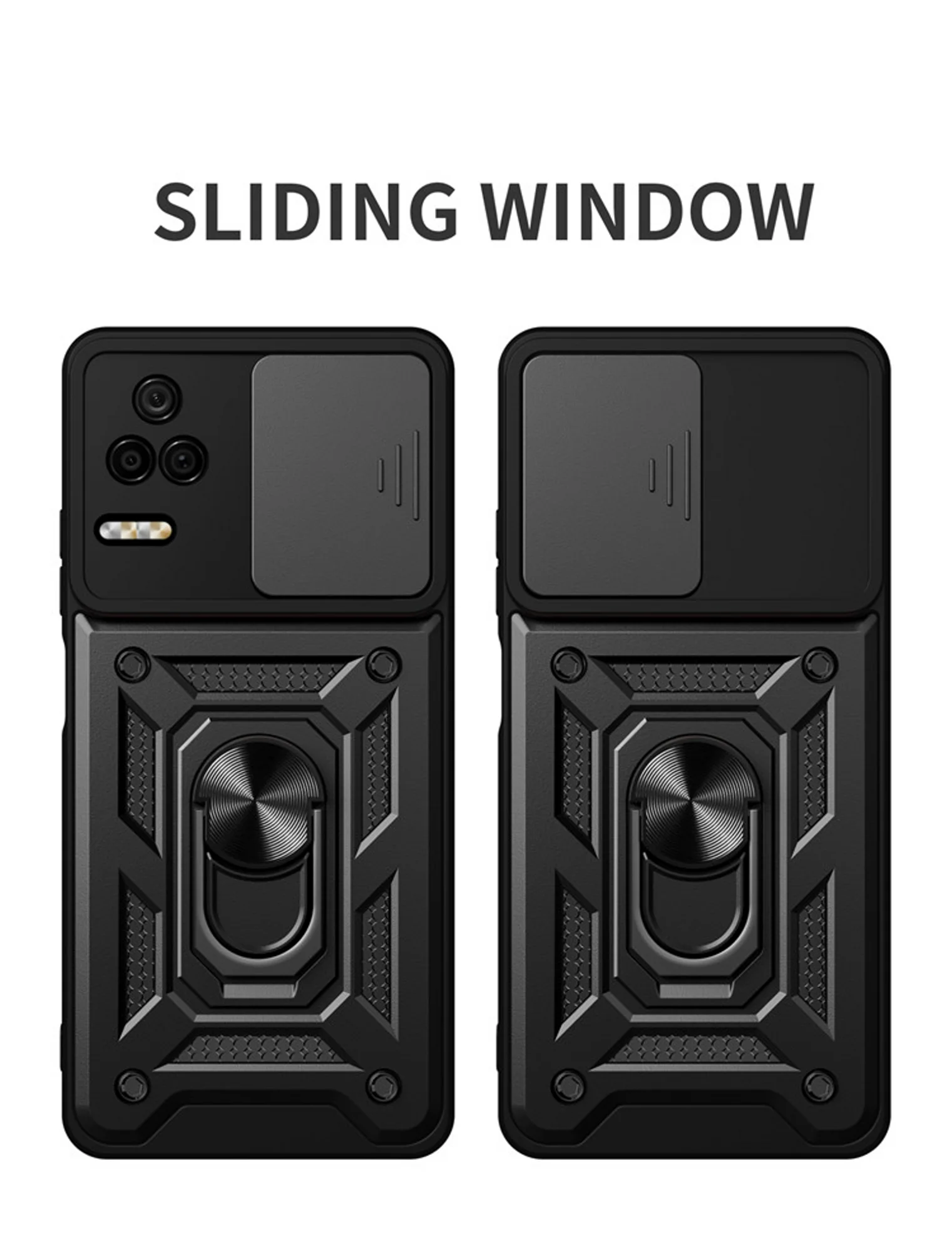 Черный чехол противоударный armors для Xiaomi Poco F4 / Поко Ф4 с защитой камеры