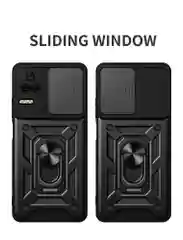 Черный чехол противоударный armors для Xiaomi Poco F4 / Поко Ф4 с защитой камеры