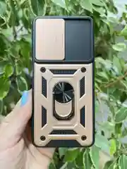 Розовый чехол противоударный armors для Xiaomi Poco F4 / Поко Ф4 с защитой камеры
