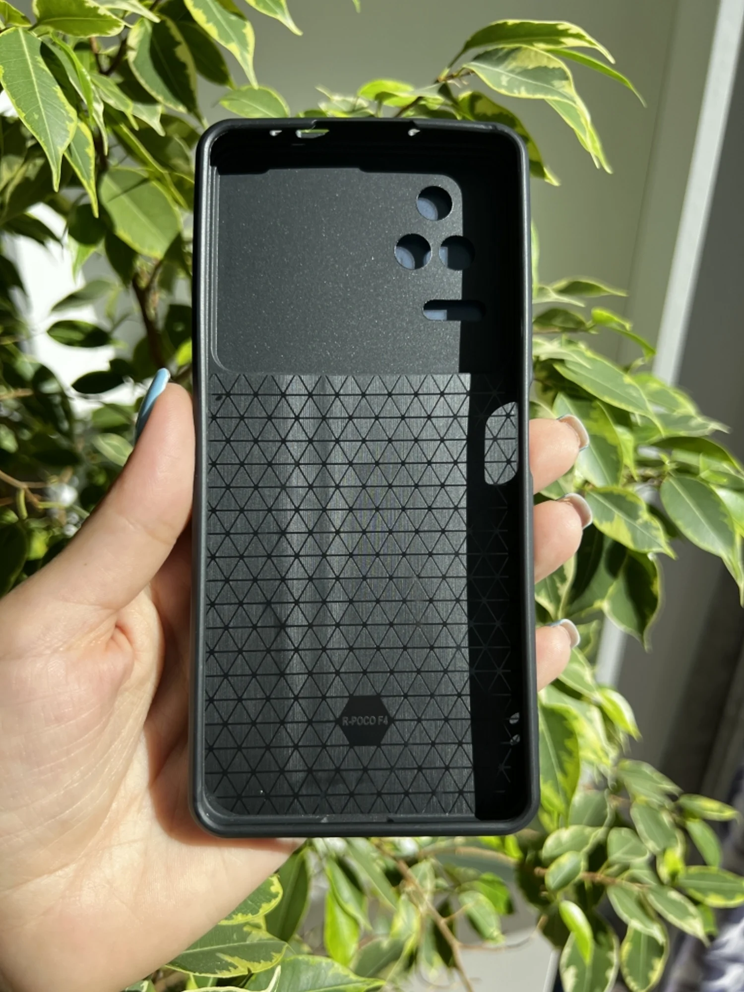Темно-синий чехол противоударный armors для Xiaomi Poco F4 / Поко Ф4 с защитой камеры