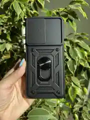 Темно-синий чехол противоударный armors для Xiaomi Poco F4 / Поко Ф4 с защитой камеры
