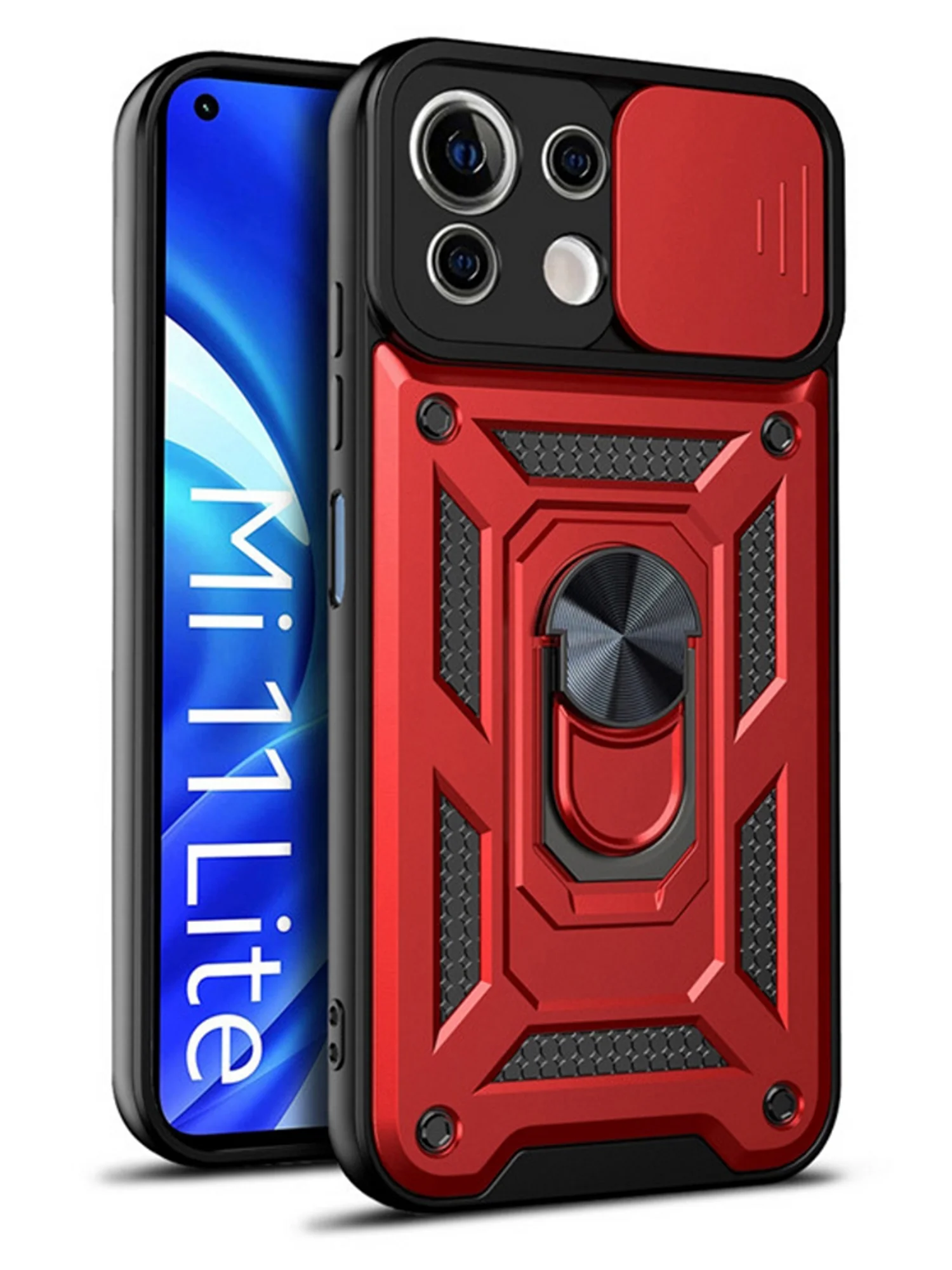 Черный чехол противоударный armors для Xiaomi Mi 11 Lite 4G и 5G и NE/Ми 11 Лайт с защитой камеры