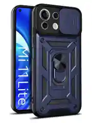 Черный чехол противоударный armors для Xiaomi Mi 11 Lite 4G и 5G и NE/Ми 11 Лайт с защитой камеры