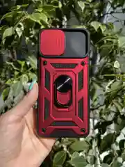Красный чехол противоударный armors для Xiaomi Mi 11 Lite 4G и 5G и NE/Ми 11 Лайт с защитой камеры