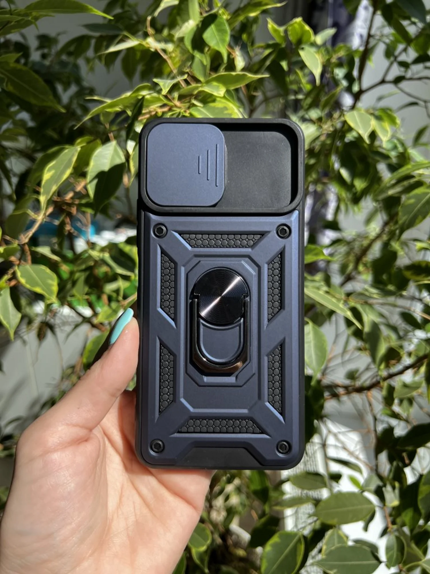 Темно-синий чехол противоударный armors для Xiaomi Mi 11 Lite 4G и 5G и NE/Ми 11 Лайт с защитой камеры