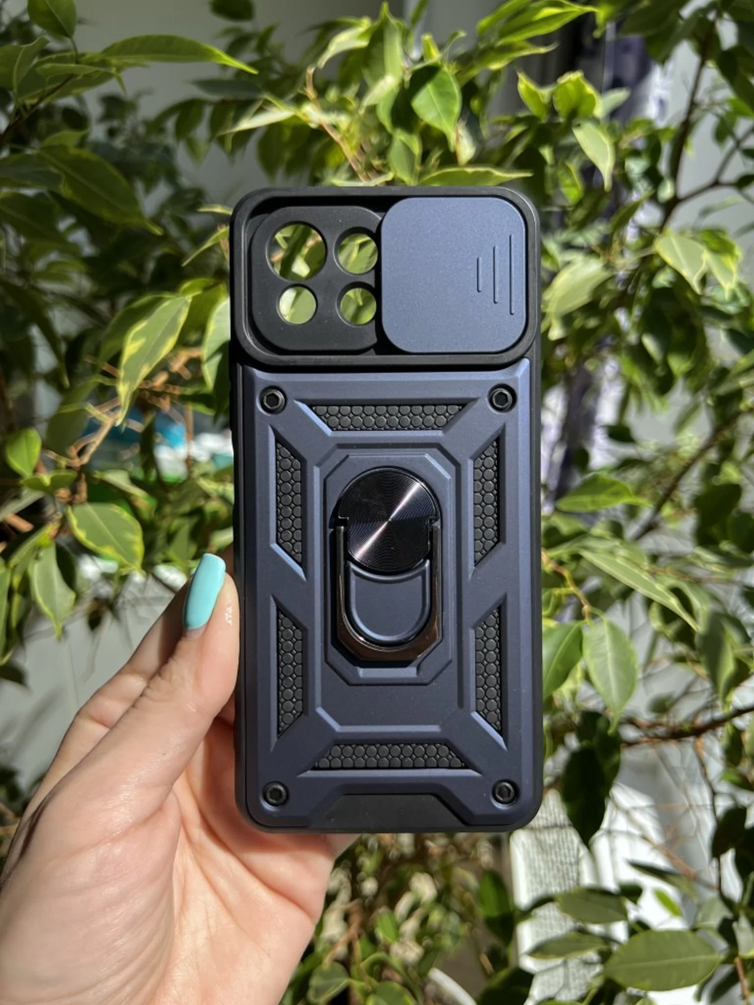 Темно-синий чехол противоударный armors для Xiaomi Mi 11 Lite 4G и 5G и NE/Ми 11 Лайт с защитой камеры