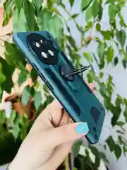 Тёмно-зелёный чехол противоударный military для Tecno Spark 20 Pro Plus / Техно Спарк 20 Про +