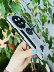 Серебряный чехол противоударный military для Tecno Spark 20 Pro Plus / Техно Спарк 20 Про +