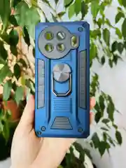 Темно-синий чехол противоударный military для Tecno Spark 20 Pro Plus / Техно Спарк 20 Про +