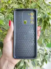 Серебряный чехол противоударный military для Tecno Spark 8C и Spark GO 2022/Техно 8С и Спарк ГО 2022
