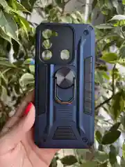 Темно-синий чехол противоударный military для Tecno Spark 8C и Spark GO 2022/Техно 8С и Спарк ГО 2022
